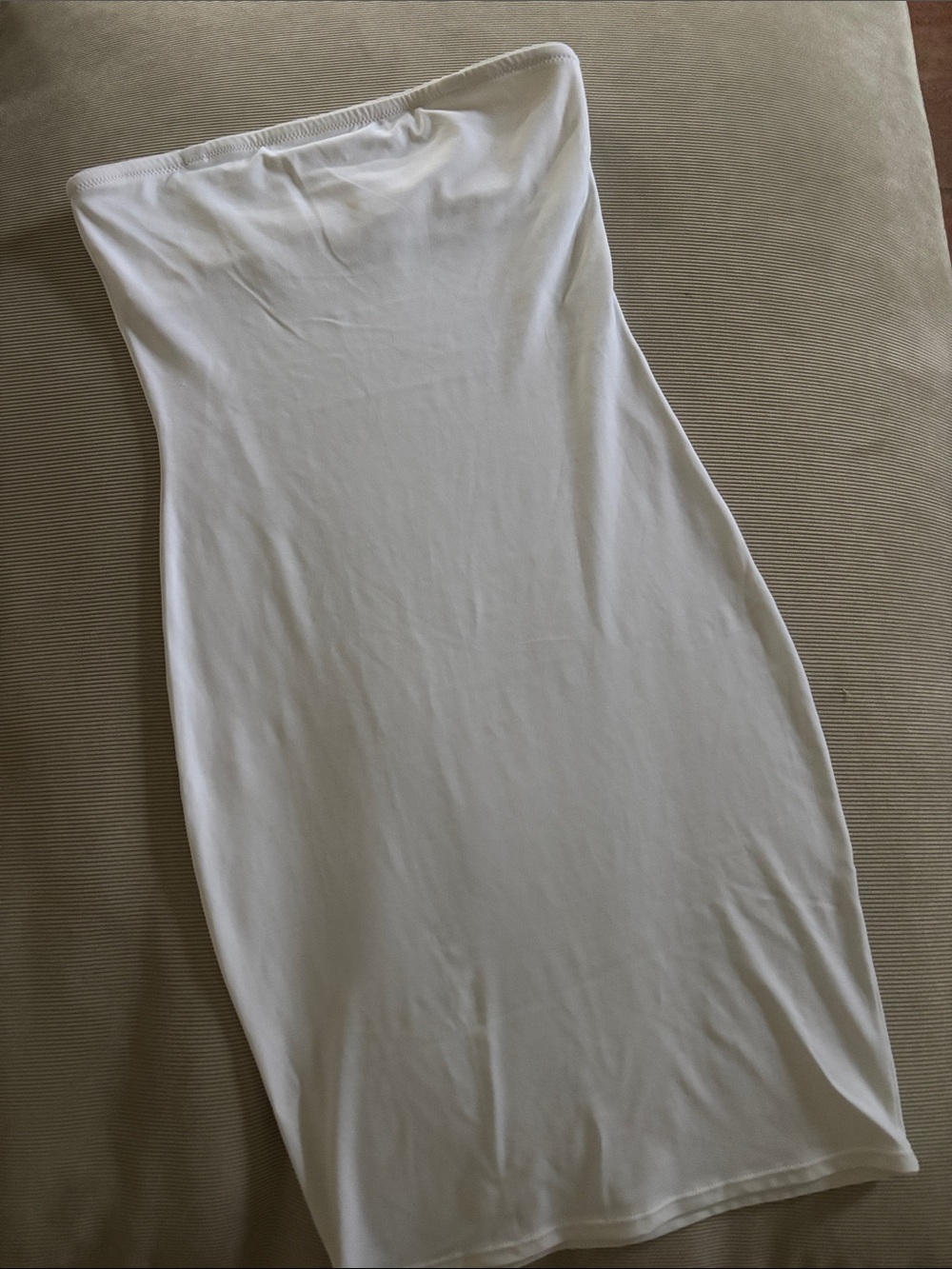 vassarette White Strapless Slip Shapewear